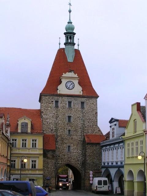 Domažlice, rekonstrukce městské brány | Foto: DSP Domažlický stavební podnik s.r.o. | Licence: Všechna práva vyhrazena