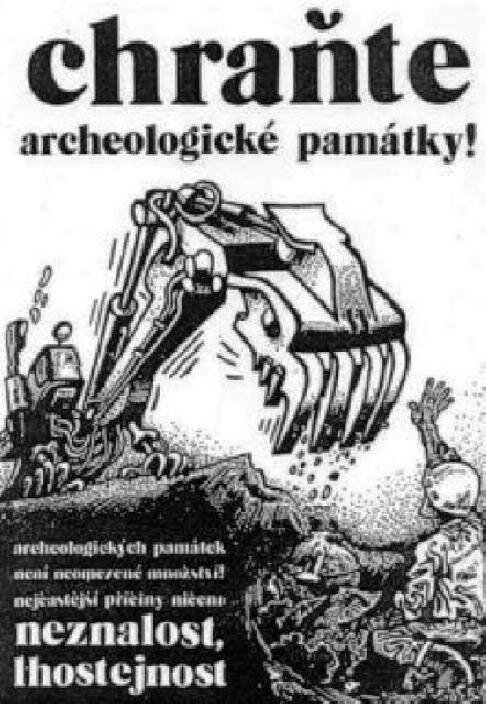Plakát - archeologický výzkum | Foto: Hornické muzeum Příbram | Licence: Všechna práva vyhrazena