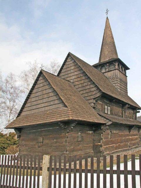 Dobříkov - Dřevěný kostel převezený ze Zakarpatské Ukrajiny  | Autor: Miaow Miaow - Wikimedia Commons | Licence: Uveďte autora - Zachovejte licenci 3.0 