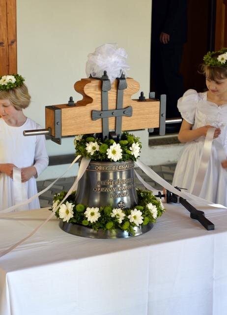 Zvon pro opravenou kapličku v Bernarticích | Foto: Zvony Votruba - Michal Votruba, DiS. | Licence: Všechna práva vyhrazena