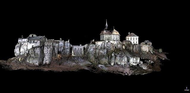 Geodetické zaměření skalního masivu hradu Valdštejna | GEPOINT, s.r.o. | Všechna práva vyhrazena