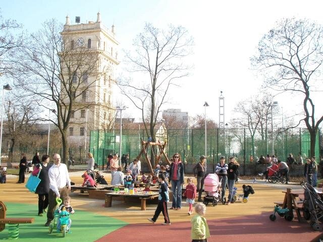 Obnova dětského hřiště U Vodárny, Praha 2 | Foto: GREEN ART s.r.o. | Licence: Všechna práva vyhrazena