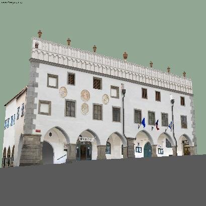 3D model českorumlovské radnice | Krajinak, o.s. | Všechna práva vyhrazena