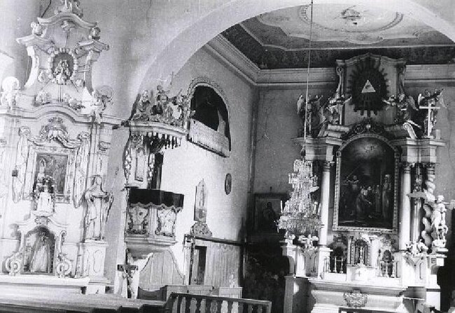 Horní Libchava - Kostel sv. Jakuba Většího - interiér