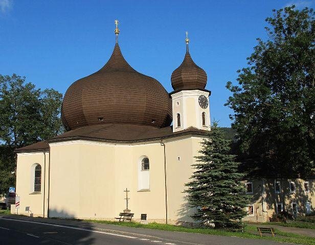 Kostel Panny Marie Pomocné, Železná Ruda | Autor: Huhulenik - Wikimedia Commons | Licence: Uveďte autora - Zachovejte licenci 3.0 Česko