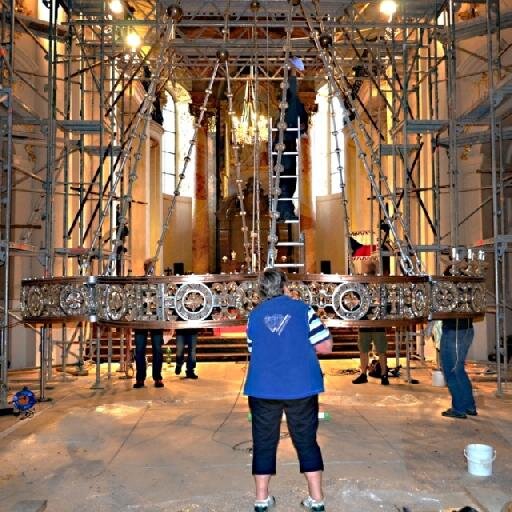 Praha, chrám sv. Mikuláše – renovace starožitného unikátu | Foto: archiv Josefa Wranovského | Licence: Všechna práva vyhrazena