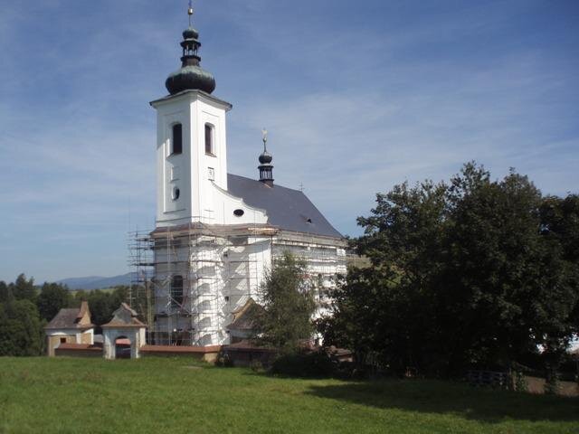 Kopřivná, kostel Nejsvětější Trojice | ROOFS.CZ GROUP a.s. | Všechna práva vyhrazena