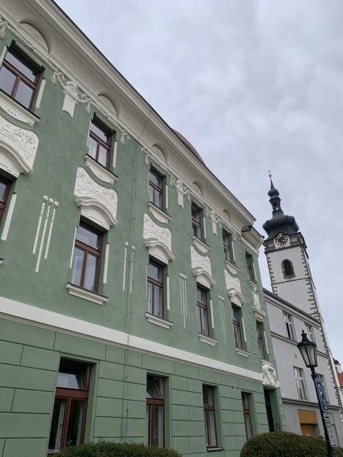 Písek, historické domy čp. 135 a 165 | FOTO: Archiv Milana Bláhy | Licene: Všechna práva vyhrazena