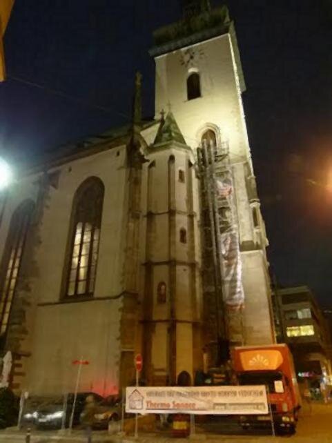 Thermosanace zvonového patra hlavní věže kostela sv. Jakuba v Brně | Foto: Thermo Sanace s.r.o. | Licence: Všechna práva vyhrazena