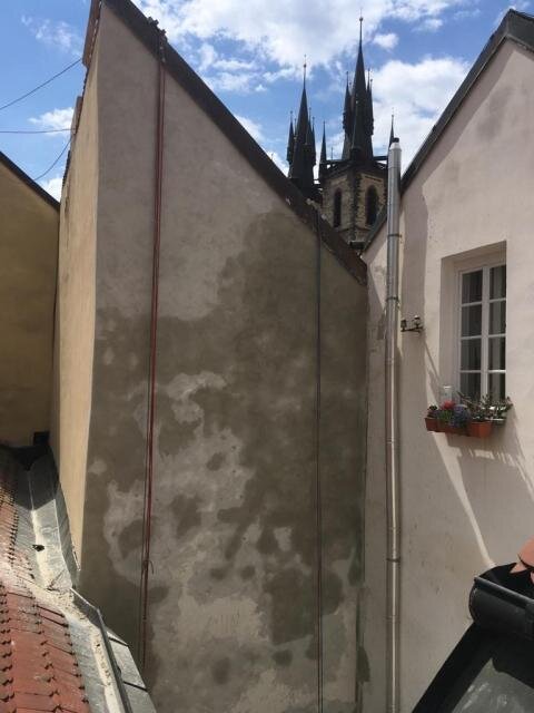 Praha, ulice Týnská – oprava historické fasády | FOTO: Lukáš Kačer | Všechna práva vyhrazena