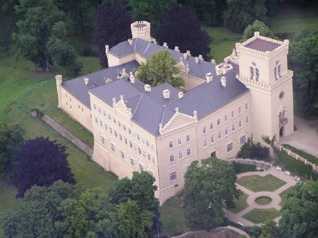 Novogotický zámek Chyše