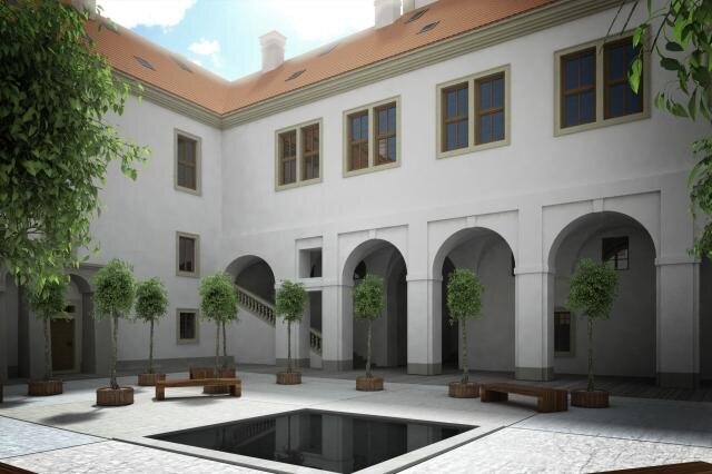 Studie obnovy zámku v Kounicích  | Ing. arch. Tomáš Kocourek, architektonický atelier KO-A | Všechna práva vyhrazena