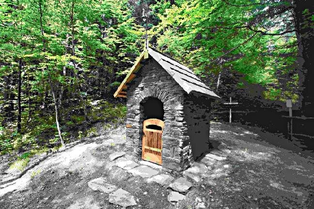 Kaplička u zlatých dolů | Foto: Karel Klostermann - spisovatel Šumavy | Licence: Všechna práva vyhrazena