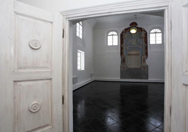 Synagoga Čkyně – interiér | SPOLEČNOST PRO OBNOVU ŽIDOVSKÉ SYNAGOGY | Všechna práva vyhrazena