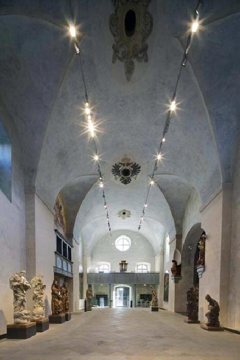 Interiér, Muzeum barokních soch, Chrudim, foto Tomáš Rasl | Projektil Architekti s.r.o. | Všechna práva vyhrazena
