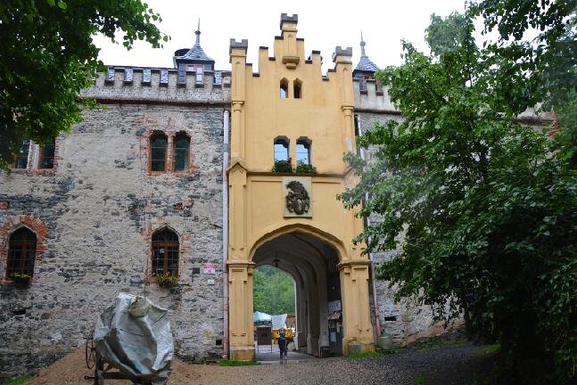 Horní hrad - vstupní brána | Foto: Edvard Sequens | Licence: Všechna práva vyhrazena