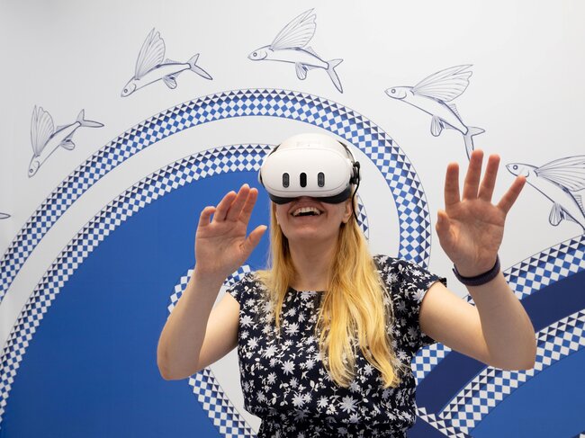 Návštěvníci mohou využít virtuální realitu. | © Národní technické muzeum