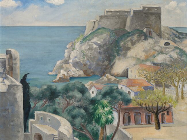 Božena Jelínková Jirásková (1880–1951), Motiv z jižní Francie, Francie, 1932, olej, plátno,  soukromá sbírka | © Ondřej Polák