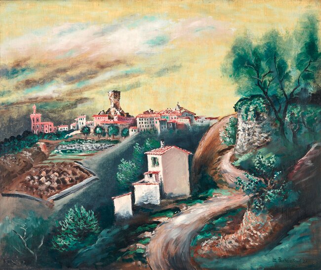 Linka (Karolína) Procházková (1884–1960) La Turbie (Côte d’Azur), Francie, 1928, olej, překližka, Moravská galerie v Brně | © Moravská galerie v Brně