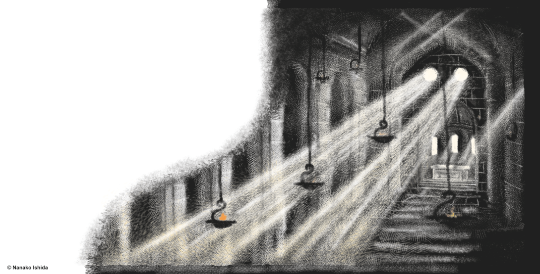 Kostel s jarním sluncem | © Nanako Ishida