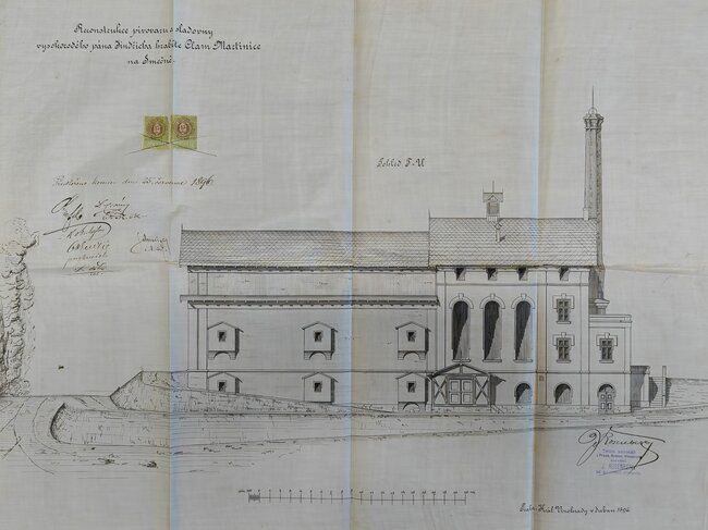 Historická výkresová dokumentace z roku 1897 | © Pivovar Smečno