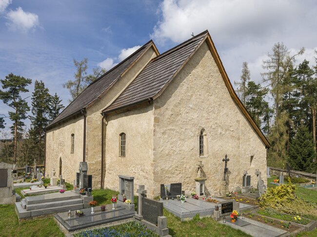 Současný stav kostela sv. Jiří v Řečici