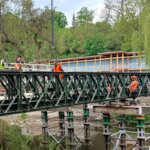 Celkový pohled na konstrukci během demontáže | © František Vondrák, Třebíčský deník