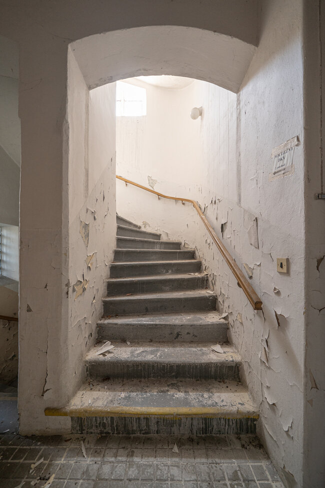 Celkový pohled na interiérové schodiště | © Zdeněk Modlitba