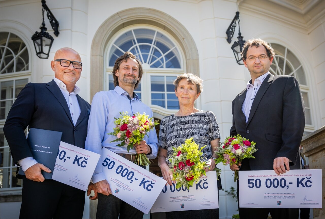 Vítězové v pátém ročníku ceny Hereditas obligat | © Královéhradecký kraj