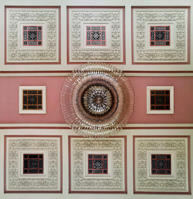 Společenský sál, detail stropu | © Lubomír Zeman, NPÚ ÚOP v Lokti