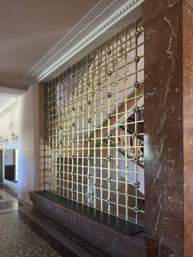 Detail zdobné mříže | © Marek Mědílek, NPÚ ÚOP v Lokti