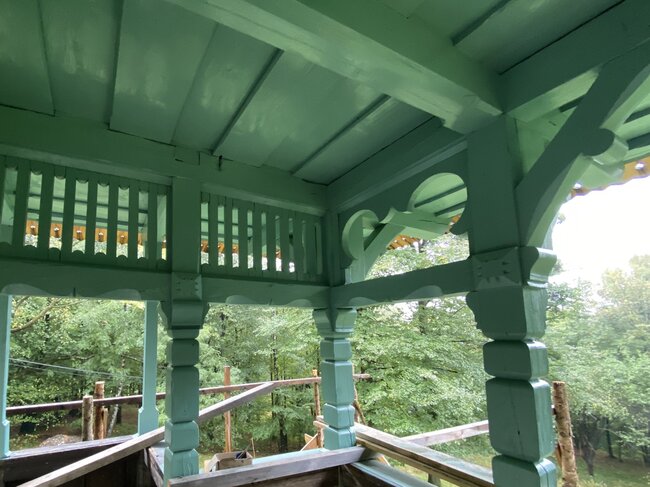 Obnovené části terasy | © Moravskoslezský kraj