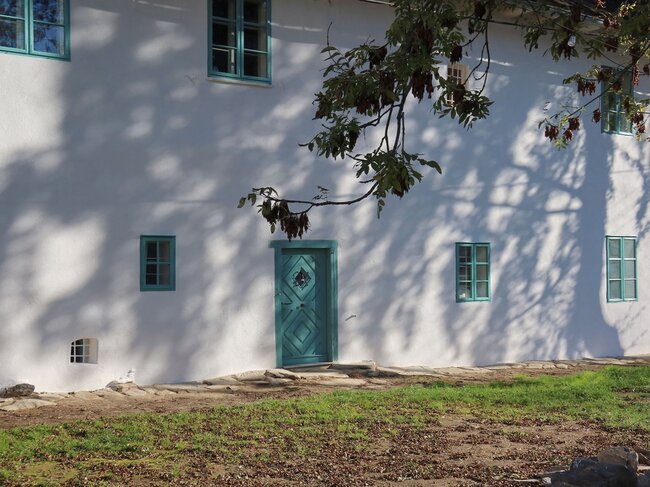 Detail nové fasády fary | © Jakub Ivánek