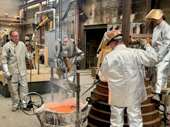 Odlévání zvonu Jakub v holandském Astenu | © Tomáš Koňařík