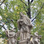 Barokní sousoší sv. Jana Nepomuckého ve Ždírci na Jihlavsku | © Národní památkový ústav