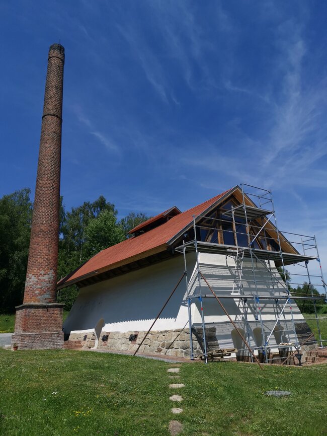 Konverze cihelny těsně před dokončením | © Petr Semrád