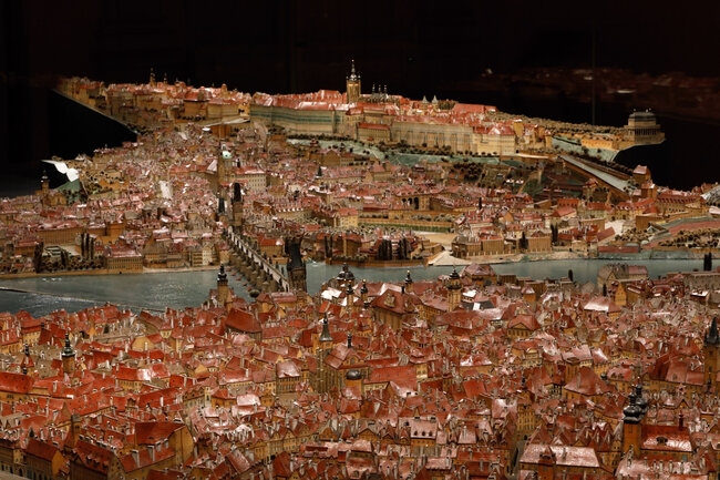 Model v bývalé expozici | © Muzeum Prahy