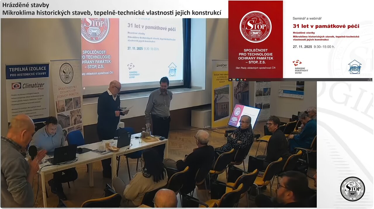 Pohled do konferenčního sálu | © Společnost pro technologie ochrany památek – STOP