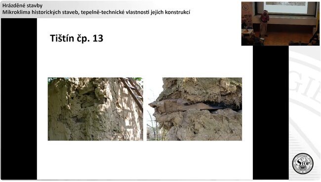 Vystoupení Martina Novotného | © Společnost pro technologie ochrany památek – STOP