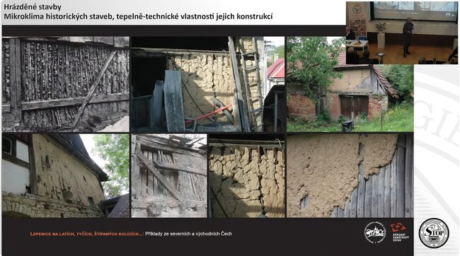 Lepenice na latích a štípaných kolících | © Společnost pro technologie ochrany památek – STOP