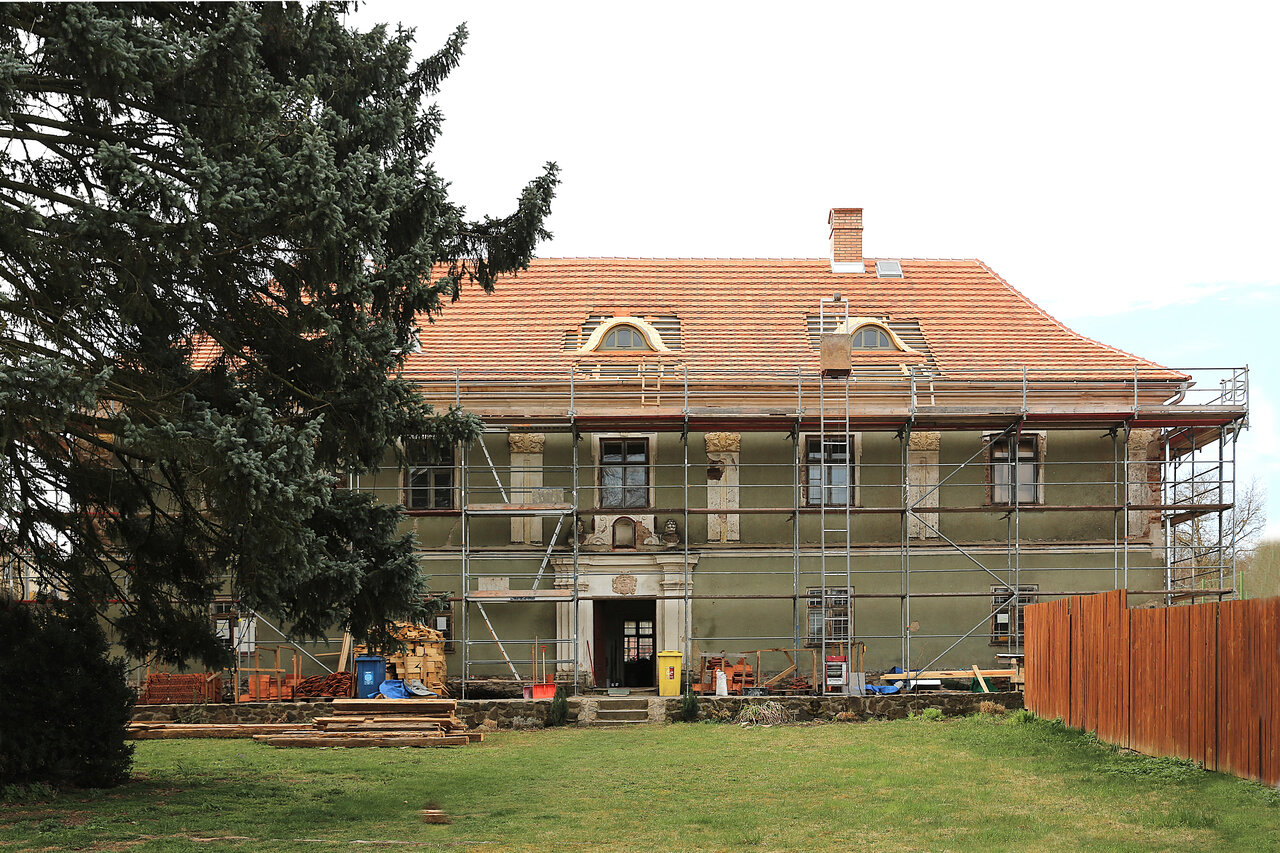 Celkový pohled na objekt během obnovy | © Archiv majitele