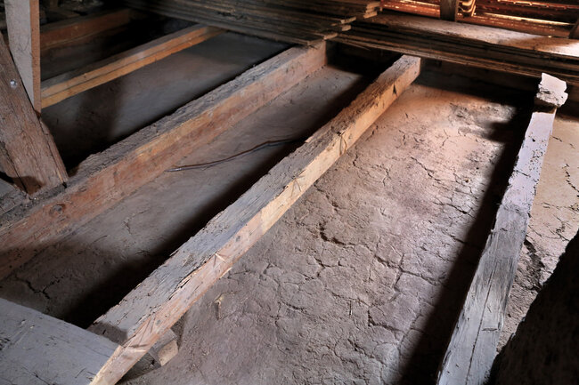Odkrytá vrstva podlahové konstrukce | © Archiv majitele