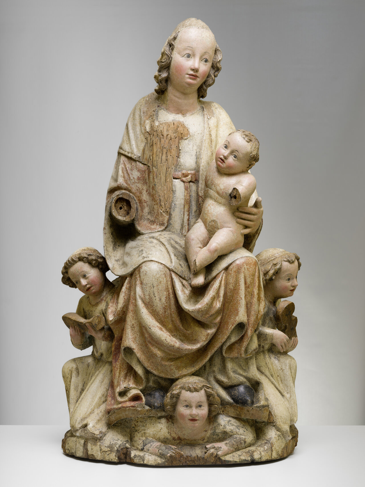 Madona na andělském trůnu z Havraně, celek po restaurování | © NGP