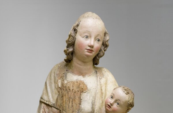 Madona na andělském trůnu z Havraně, celek po restaurování | © NGP