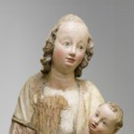 Madona na andělském trůnu z Havraně, celek po restaurování | © NGP