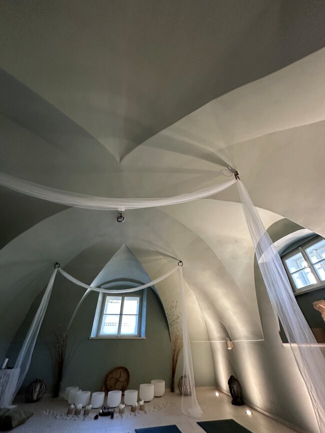 Zastropení plackovou klenbou s výsečemi | © Zámek Načeradec