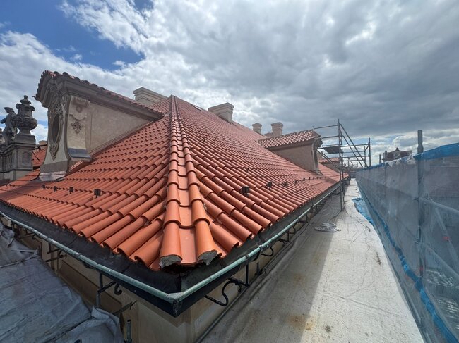 Nároží střech Nosticova paláce | © A-Z Bau, s. r. o.