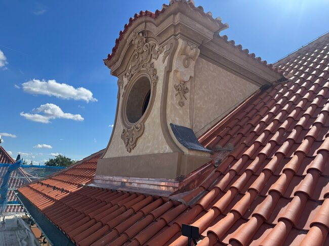 Detailní pohled na vikýř paláce | © A-Z Bau, s. r. o.