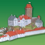 Model hradu Okoř čekal na své vydání více než 10 let. Patří mezi pět největších hradních komplexů, které zpracoval arch. Richard Vyškovský. | © Archiv Erkotyp