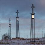 Starovičky mezi Hustopečemi a Velkými Pavlovicemi, Křížová cesta P. Václava Drboly se 14 zastaveními byla slavostně představena 23. listopadu 2025. | © Josef Janoušek, Starovičky